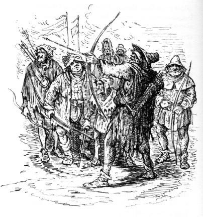 Bild stammt von dem Autor und Zeichner Howard Pyle